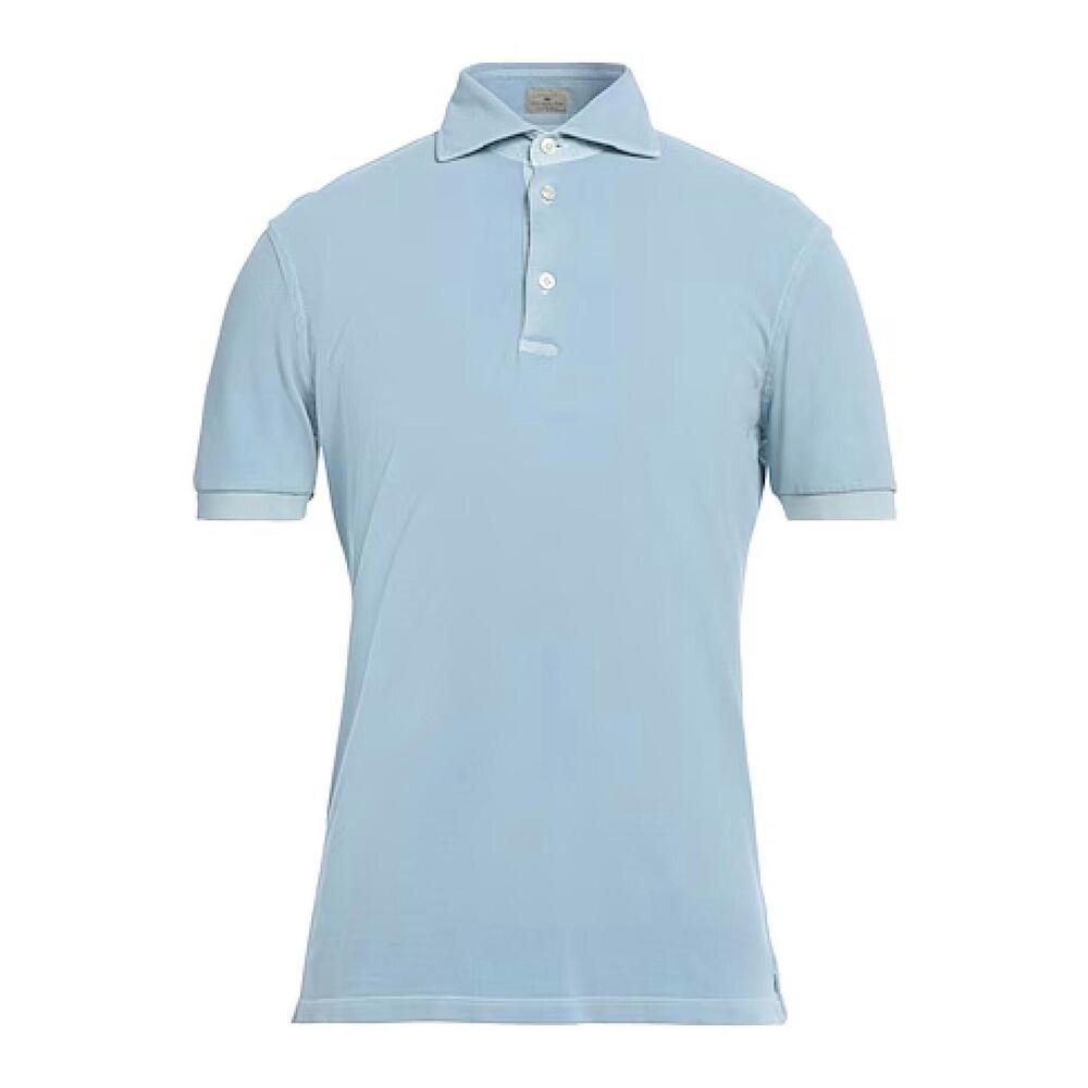 NEW SONRISA men's pique polo shirt in sky blue